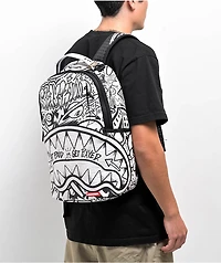 Sprayground Doodle Black & White Backpack