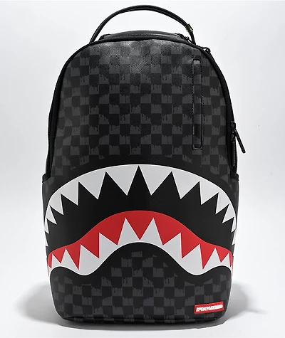 Sprayground Drip Checkerboard Shark Backpack