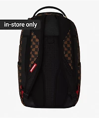 Sprayground Drip Shark Brown Backpack