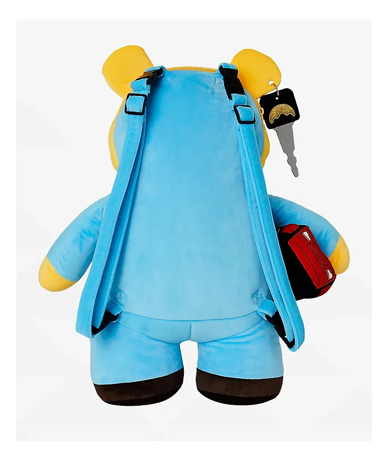 Sprayground Dummy Bear Plush Backpack