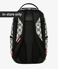 Sprayground Emote Checkered Green Backpack