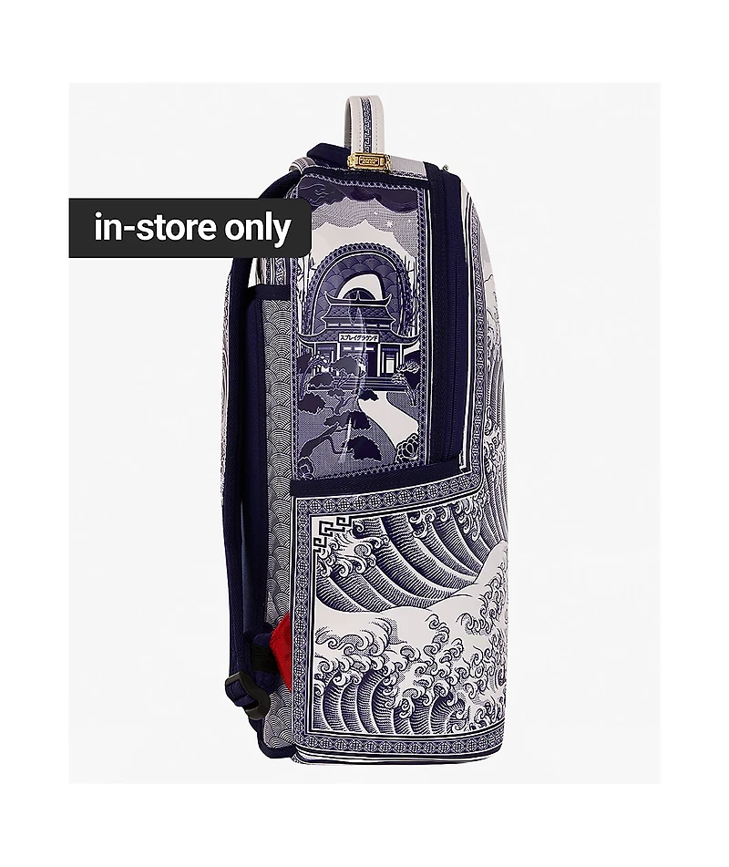 Sprayground Fine China Part Deux Blue Backpack