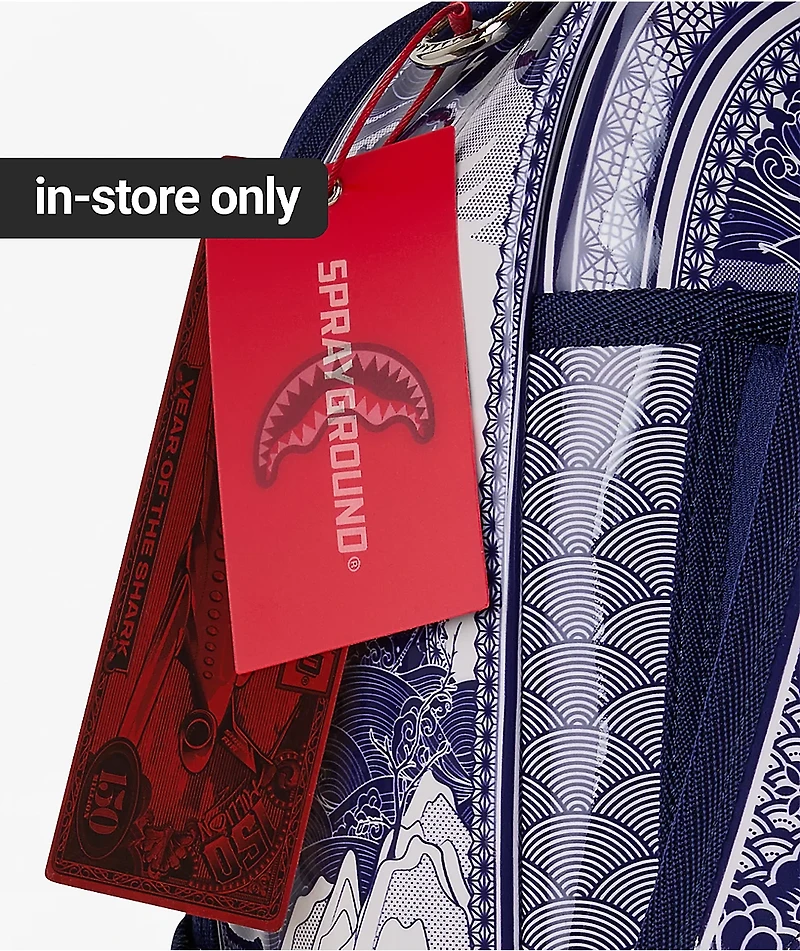 Sprayground Fine China Part Deux Blue Backpack