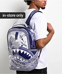 Sprayground Fine China Part Deux Blue Backpack