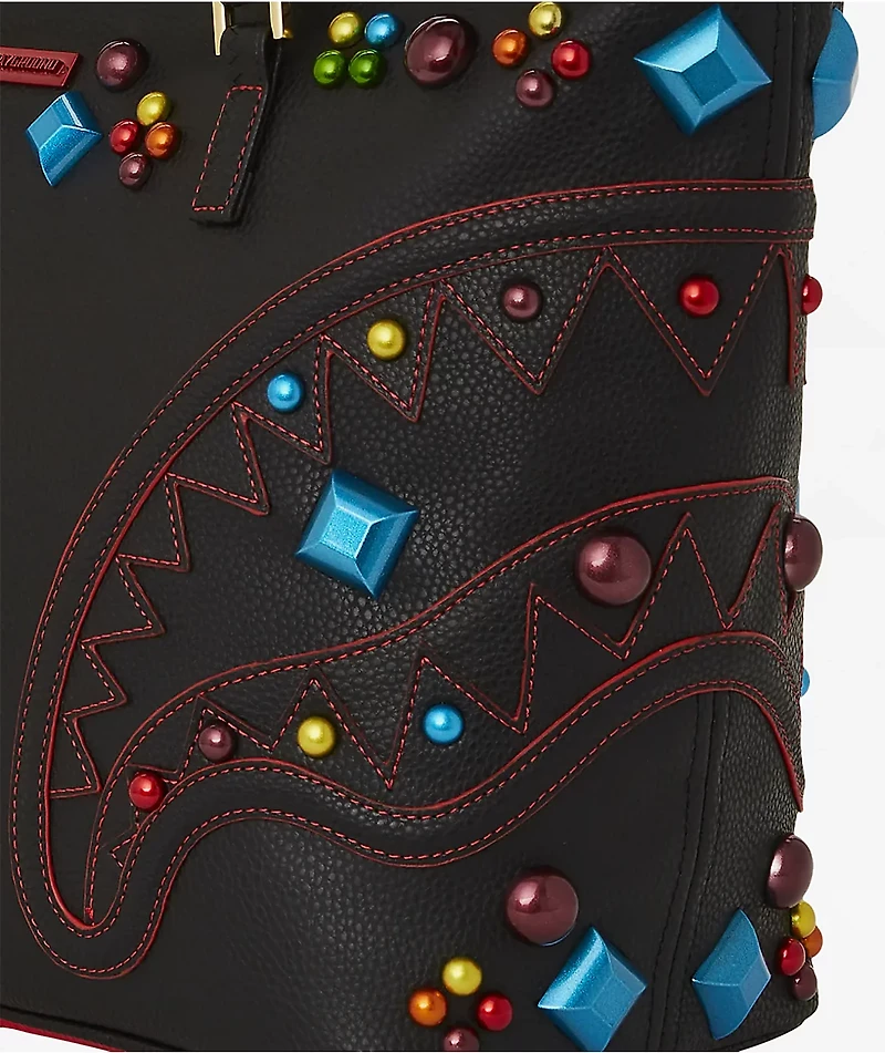 Sprayground Gemstone Outlaw Black Tote Bag