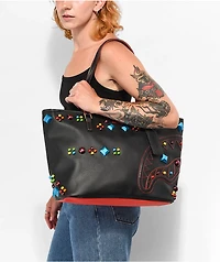 Sprayground Gemstone Outlaw Black Tote Bag