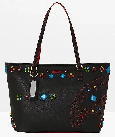 Sprayground Gemstone Outlaw Black Tote Bag