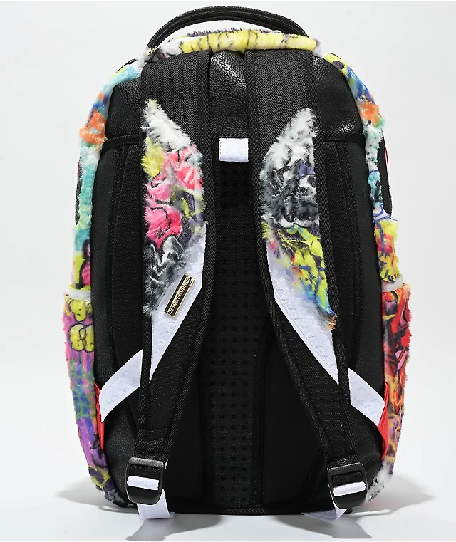 Sprayground Graffiti Faux Fur Backpack | MainPlace Mall