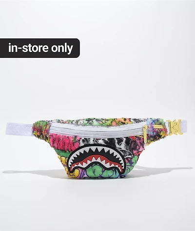Sprayground Graffiti Faux Fur Fanny Pack