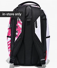 Sprayground Graffiti Mayhem Remix White Backpack