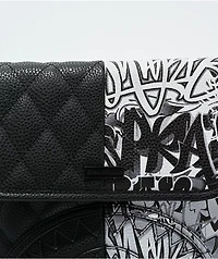 Sprayground Half Graff Quilted Black Crossbody Bag