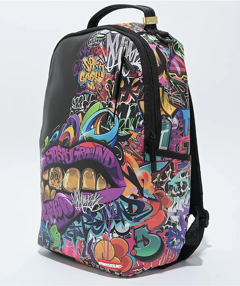 Sprayground Half Graffiti Black Backpack