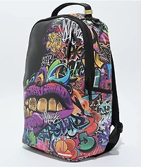 Sprayground Half Graffiti Black Backpack