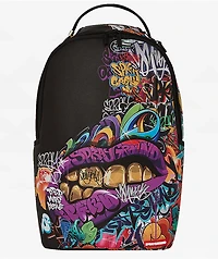 Sprayground Half Graffiti Black Backpack