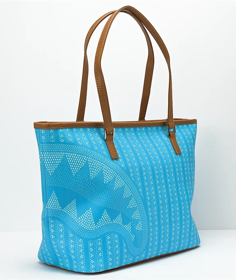 Sprayground Illuchains Turquoise Tote Bag
