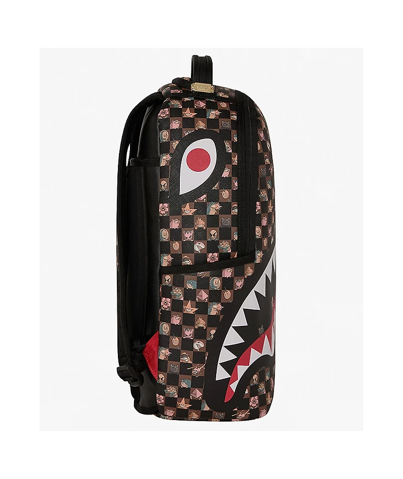 Sprayground King Characters Remix Checker Backpack