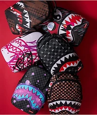 Sprayground King Characters Remix Checker Backpack