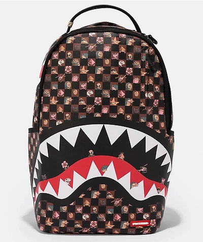 Sprayground King Characters Remix Checker Backpack