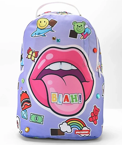 Sprayground Lip Service DLXSR Purple Backpack