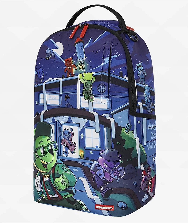 Sprayground Misfits Of Moneyville Blue Backpack