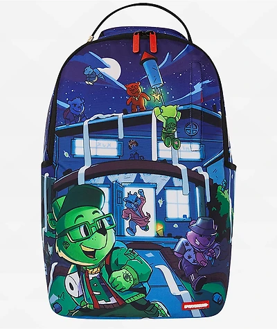 Sprayground Misfits Of Moneyville Blue Backpack