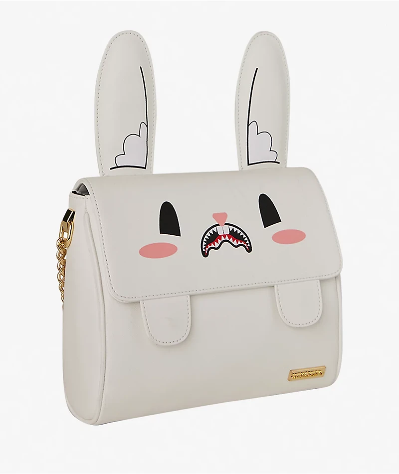 Sprayground Money Bunny White Shoulder Bag