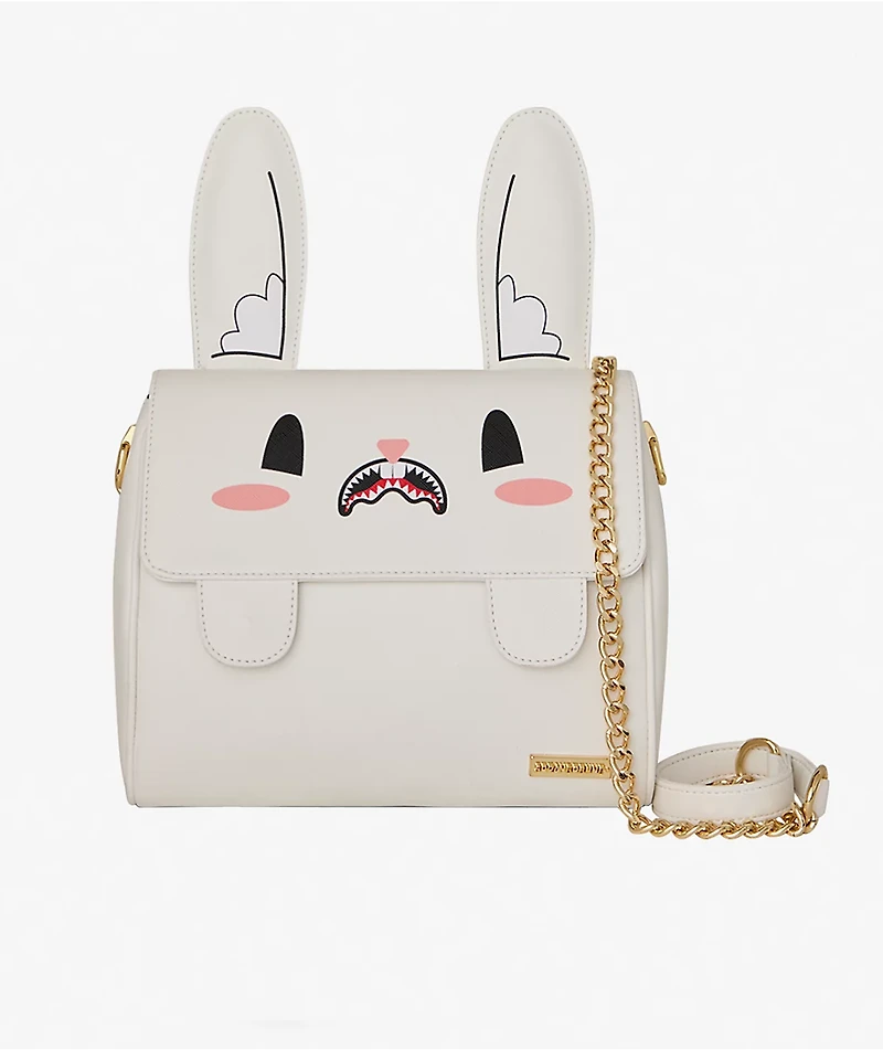 Sprayground Money Bunny White Shoulder Bag