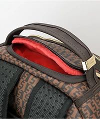 Sprayground Money Checkered Brown Backpack
