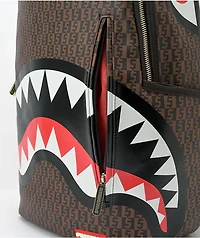 Sprayground Money Checkered Brown Backpack