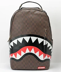 Sprayground Money Checkered Brown Backpack
