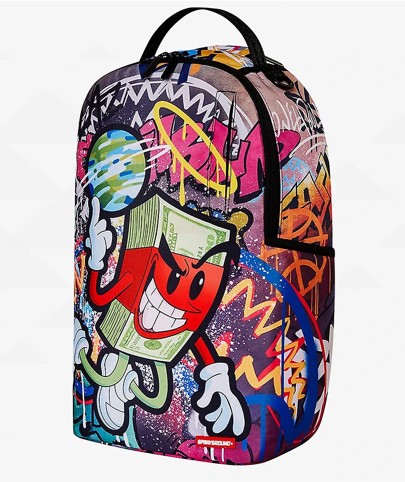 Sprayground Money Makes The World Backpack
