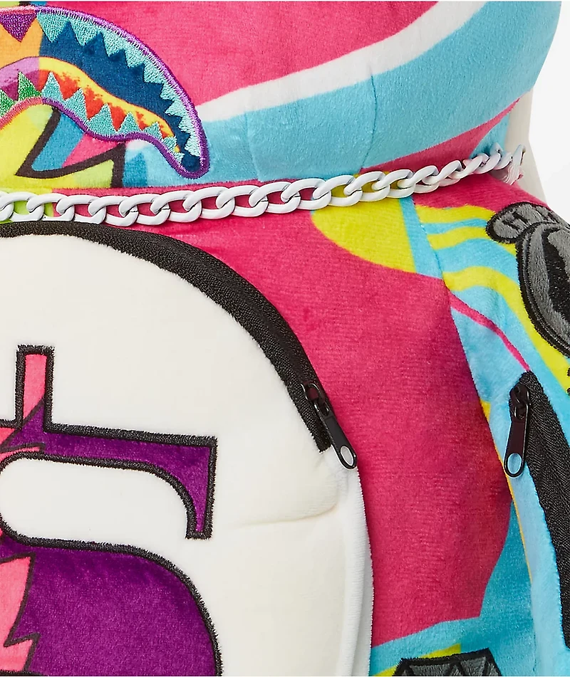 Sprayground Moneybear Split Weird Multicolored Bear Backpack