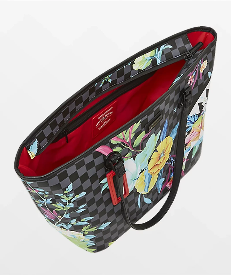 Sprayground Neon Floral Tote Bag