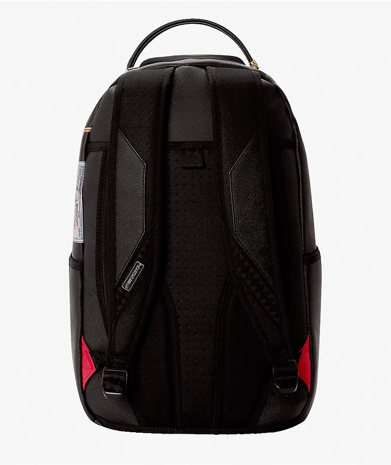 Sprayground Painted Hanging Stuff Black Backpack