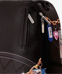 Sprayground Painted Hanging Stuff Black Backpack