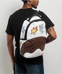 Sprayground Paris Patch Checker Backpack