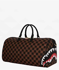 Sprayground Peeking Character Checker Duffle Bag