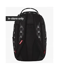 Sprayground Peeking Character Checkered Backpack