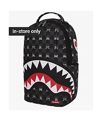 Sprayground Peeking Character Checkered Backpack