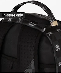 Sprayground Peeking Character Checkered Backpack