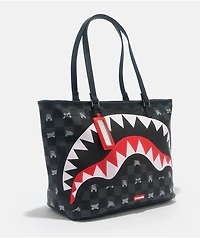 Sprayground Peeking Character Grey Tote Bag