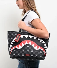 Sprayground Peeking Character Grey Tote Bag