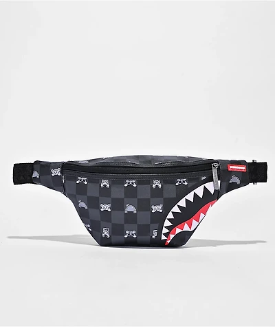 Sprayground Peeking Checker Fanny Pack
