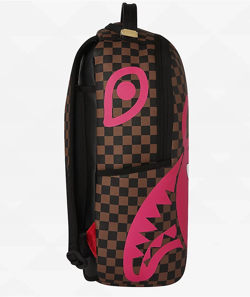 Sprayground Pink Bear Shark Backpack