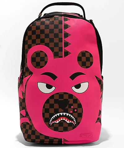 Sprayground Pink Bear Shark Backpack