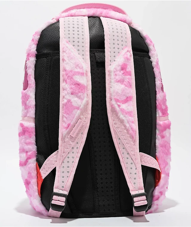 Sprayground Pink Camo Faux Fur Backpack Liberty Center