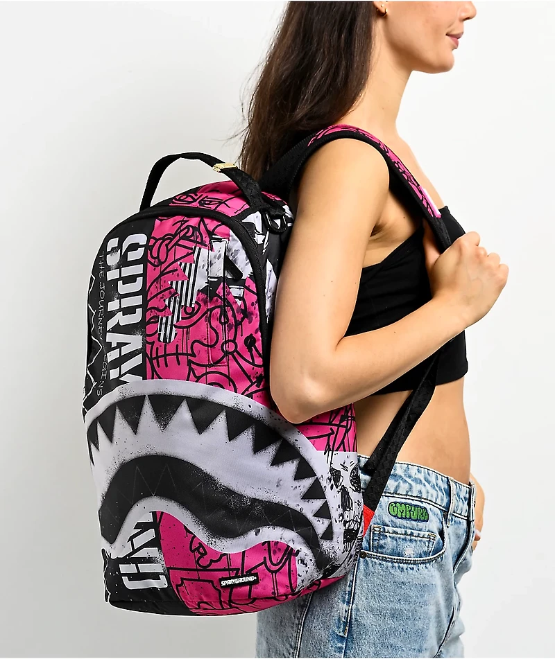 Sprayground Pink Punk Backpack