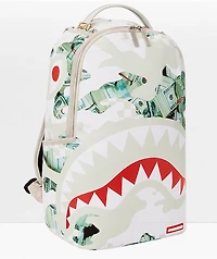 Sprayground Powder Shark White Backpack