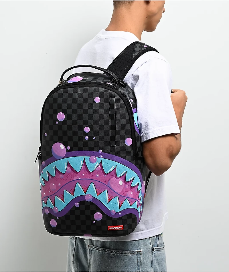 Sprayground Purple Slime Takeover Backpack