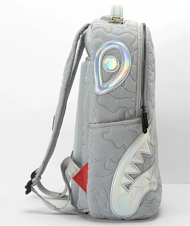 Sprayground Quilted Northern DLX Grey Backpack at Hamilton  display picture 2